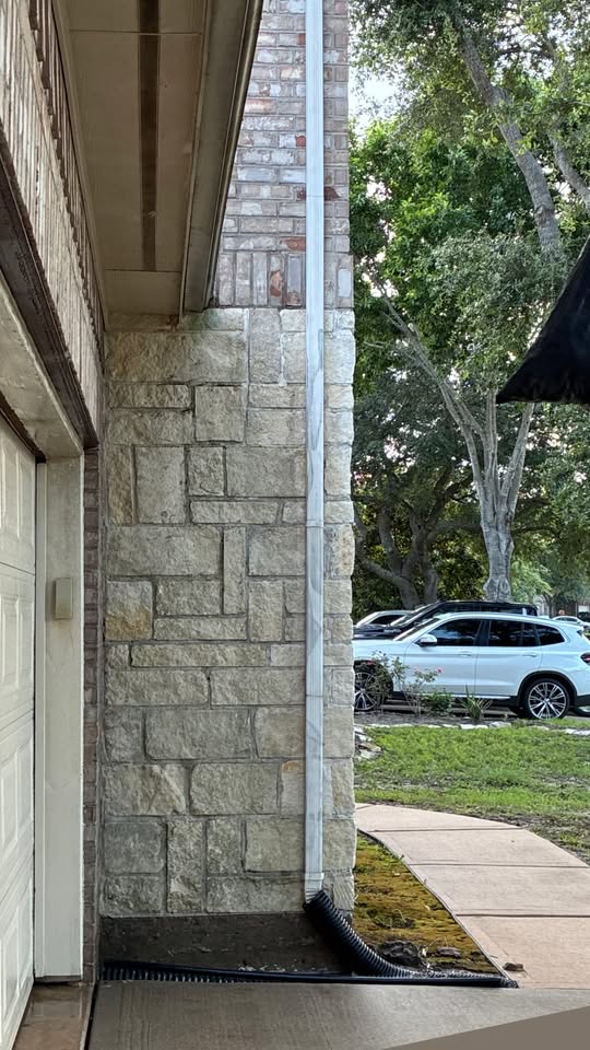 House and brick cleaning after