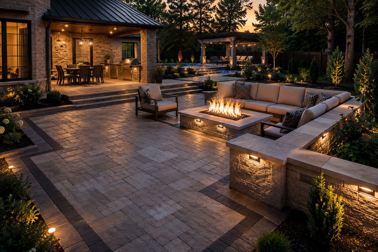 Premium outdoor living and hardscaping service