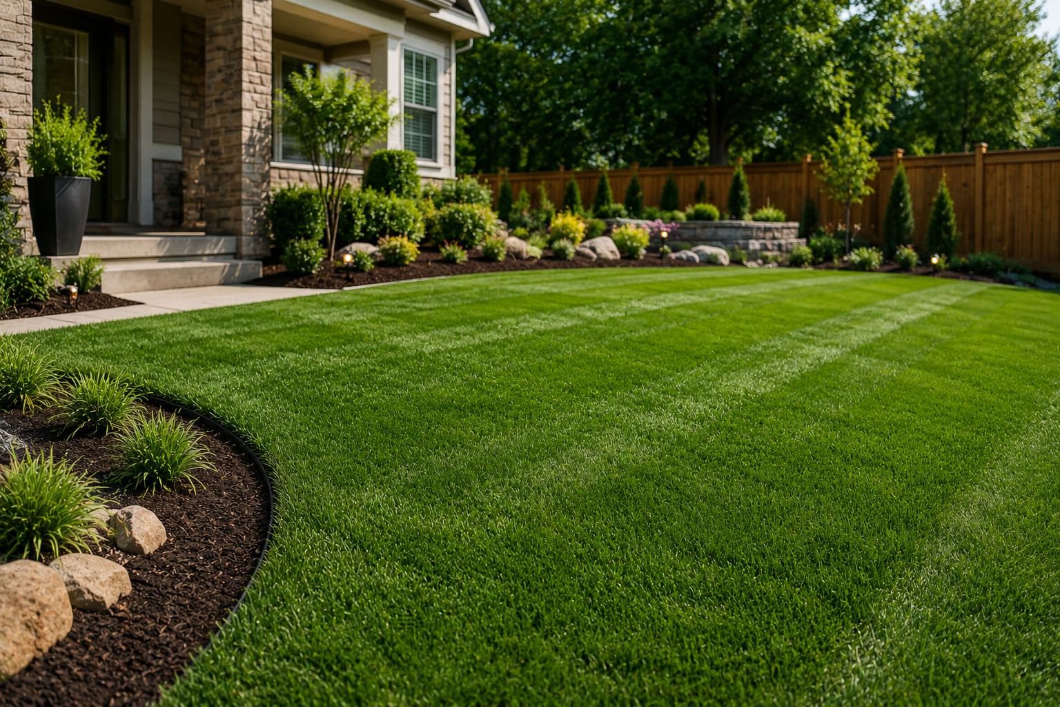 Premium lawn and turf installation service